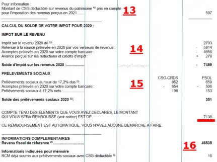 Comprendre Et Vérifier Votre Avis D'imposition Ligne Par Ligne.