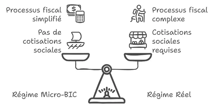 régime micro-BIC et régime réel pour les revenus locatifs